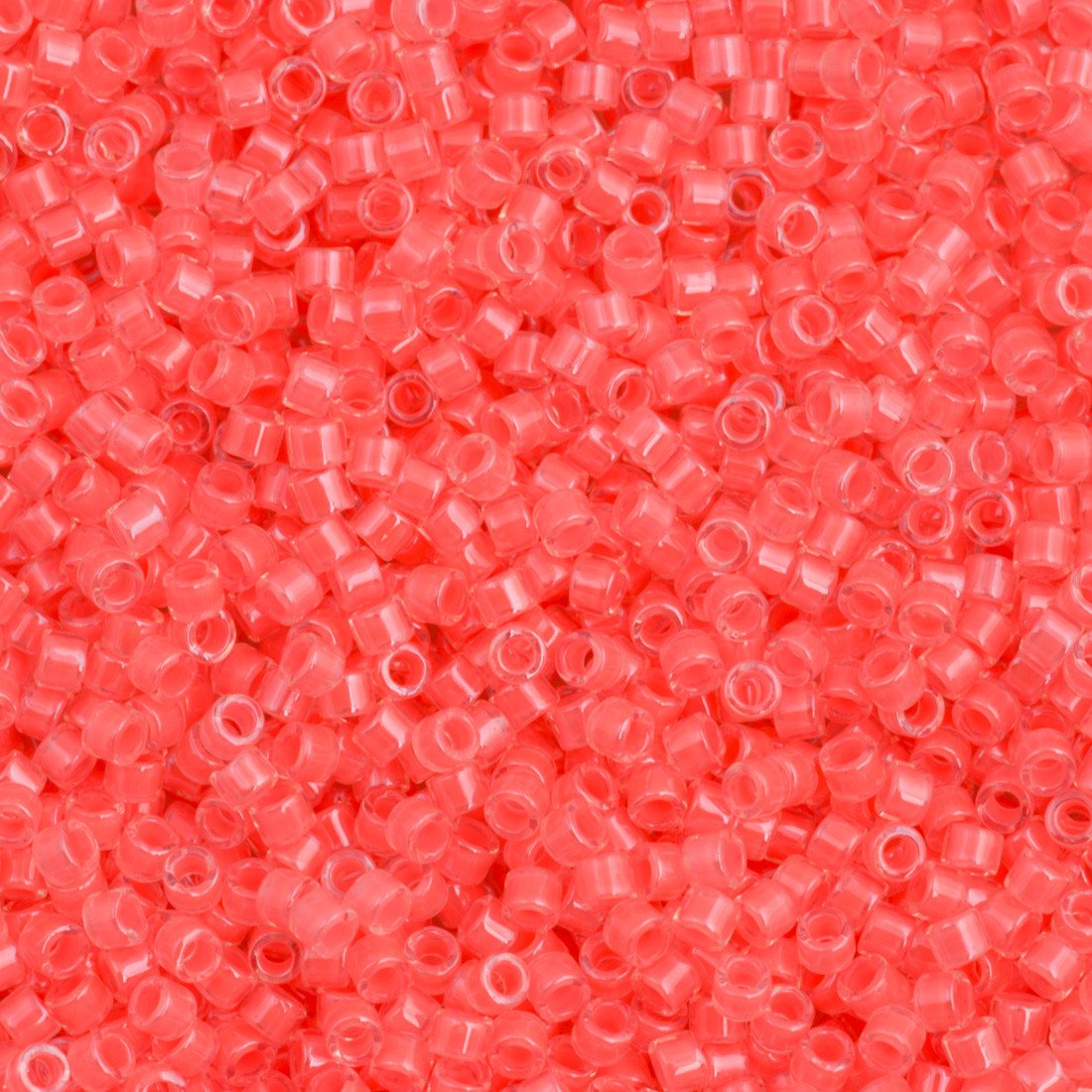 25g Miyuki Delica Seed Bead 11/0 Luminous Flamingo DB2034