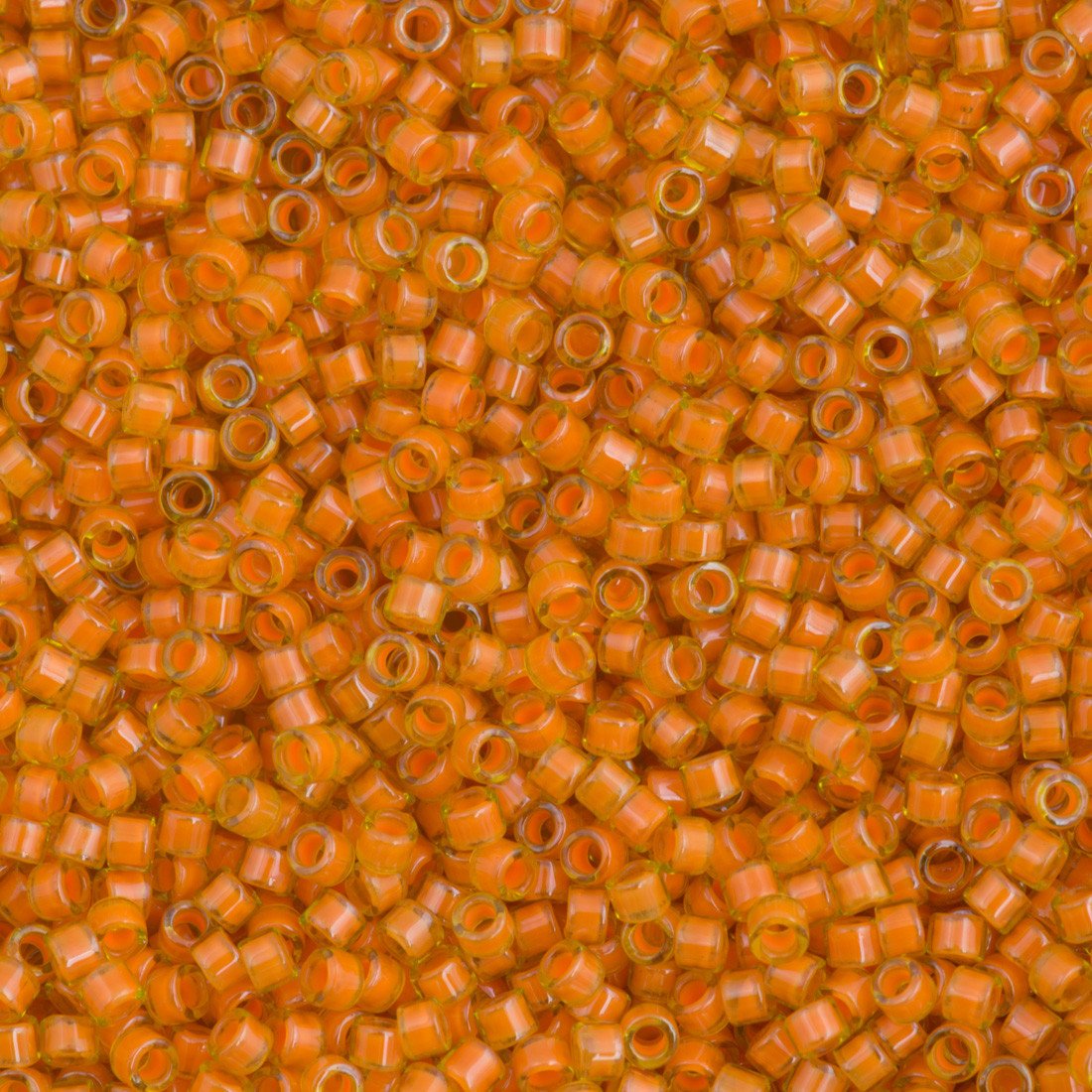 25g Miyuki Delica Seed Bead 11/0 Luminous Mango DB2045