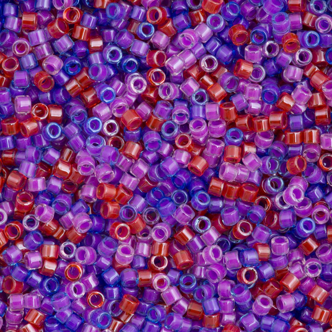 25g Miyuki Delica Seed Bead 11/0 Luminous Purple Love DB2065