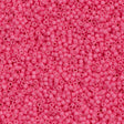 Miyuki Delica Seed Bead 11/0 Duracoat Dyed Opaque Carnation 2-inch Tube DB2117