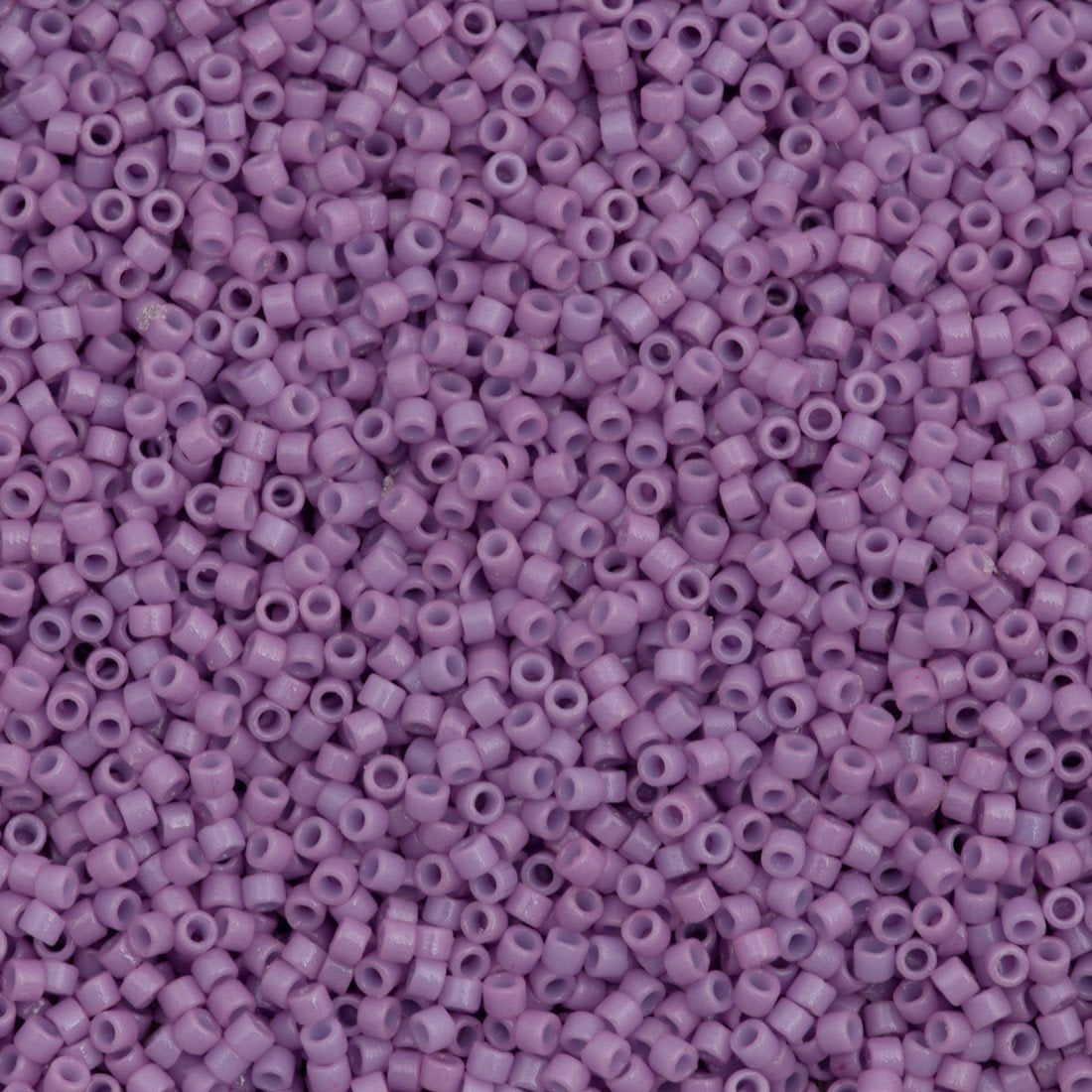 Miyuki Delica Seed Bead 11/0 Duracoat Dyed Opaque Crocus 2-inch Tube DB2136