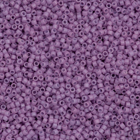 Miyuki Delica Seed Bead 11/0 Duracoat Dyed Opaque Crocus 2-inch Tube DB2136