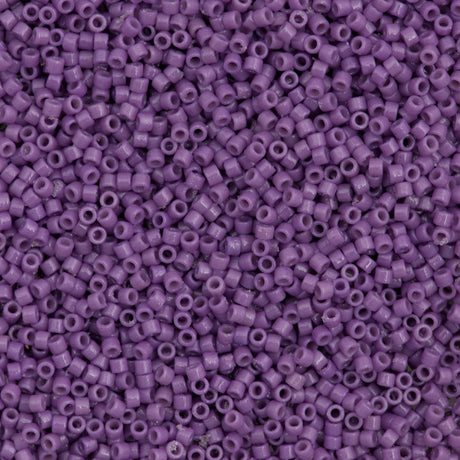 25g Miyuki Delica Seed Bead 11/0 Duracoat Dyed Opaque Dark Orchid DB2139