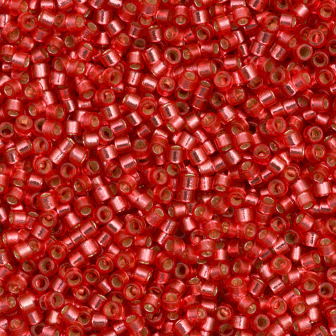 Crystal Light Strawberry ICL 11/0 Delica Seed Beads || DB-0075 | 11/0  delica beads || DB0075 - Mack & Rex
