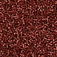 25g Miyuki Delica Seed Bead 11/0 Duracoat Dyed Silver Lined Magenta DB2160