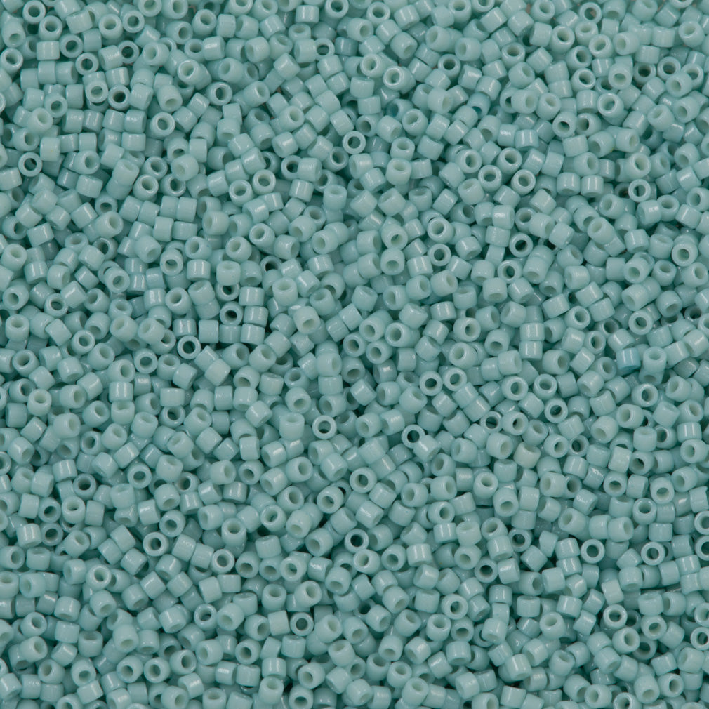 25g Miyuki Delica Seed Bead 11/0 Duracoat Opaque Dyed Ocean Spray DB2356