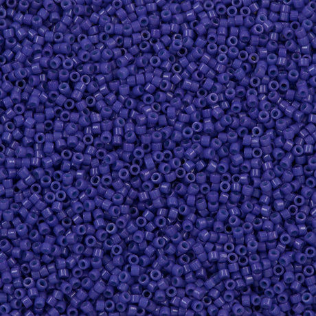 25g Miyuki Delica Seed Bead 11/0 Duracoat Opaque Dyed Violet Blue DB2359