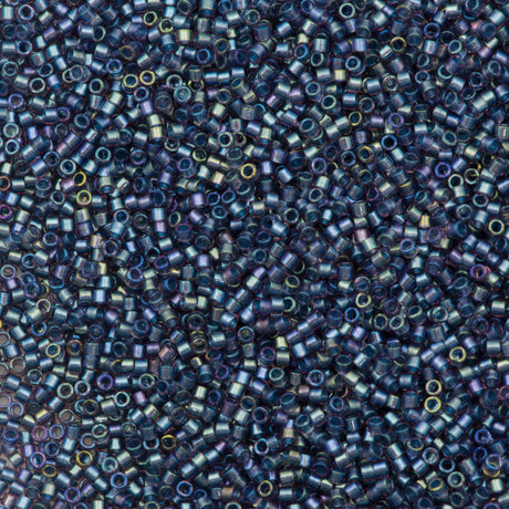 Miyuki Delica Seed Bead 11/0 Fancy Inside Dyed Anchor Grey 2-inch Tube DB2387