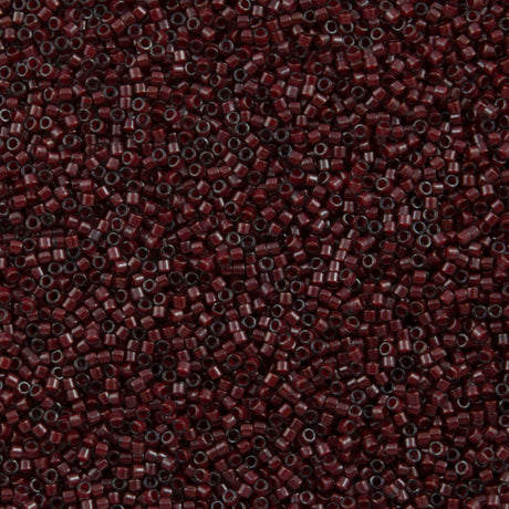 25g Miyuki Delica Seed Bead 11/0 Inside Dyed Color Dark Plum DB280