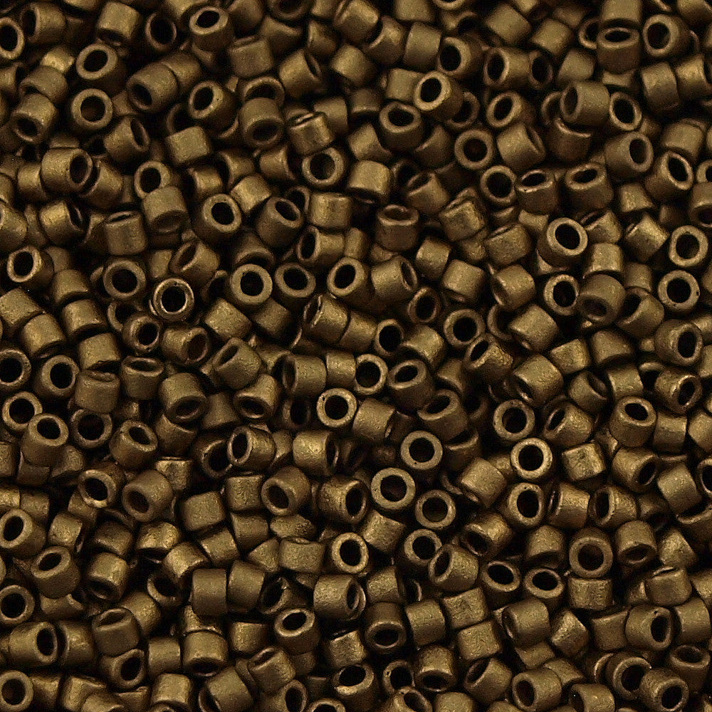 Miyuki Delica Seed Bead 10/0 Matte Metallic Bronze 7g Tube DBM322