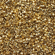 Miyuki Delica Seed Bead 10/0 24kt Light Gold Plated 7g Tube DBM34