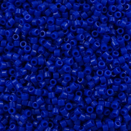 Miyuki Delica Seed Bead 15/0 Opaque Cobalt 2-inch Tube DBS726