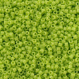 Miyuki Delica Seed Bead 11/0 Opaque Lime Green 2-inch Tube DB733