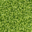 25g Miyuki Delica Seed Bead 11/0 Matte Opaque Lime AB DB876