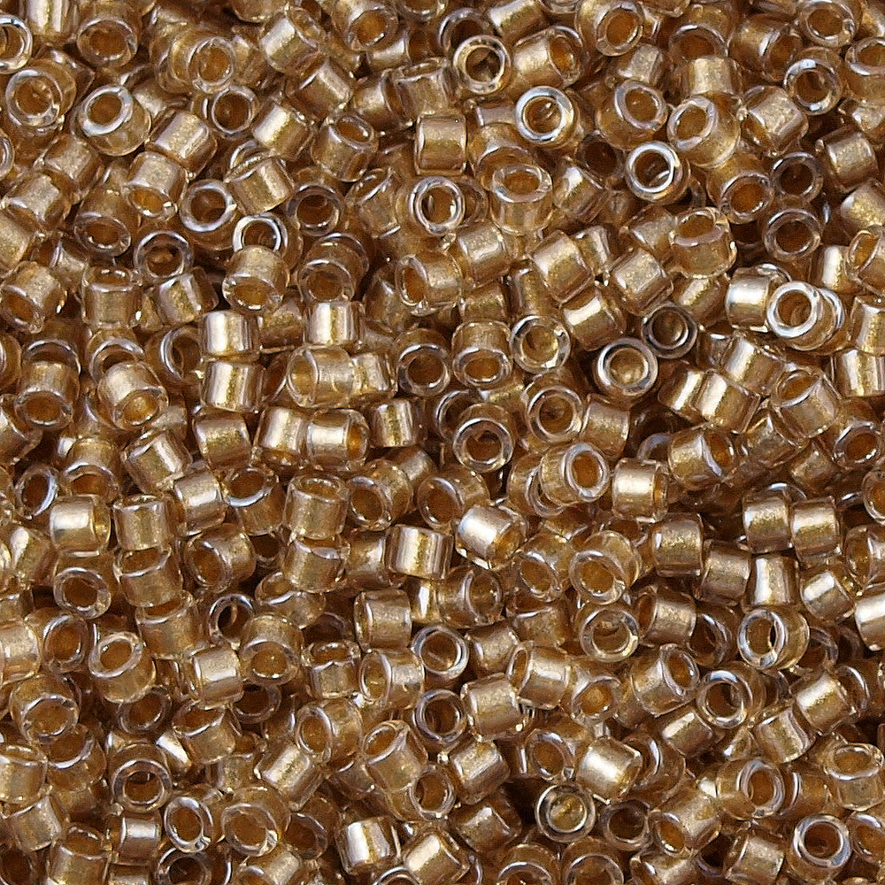 25g Miyuki Delica seed bead 11/0 Shimmer Bronze DB907