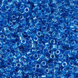 25g Miyuki Delica Seed Bead 11/0 Inside Color Lined Shimmering Blue DB920