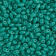 MiniDuo 2x4mm Two Hole Beads Opaque Turquoise 8g Tube (63130)