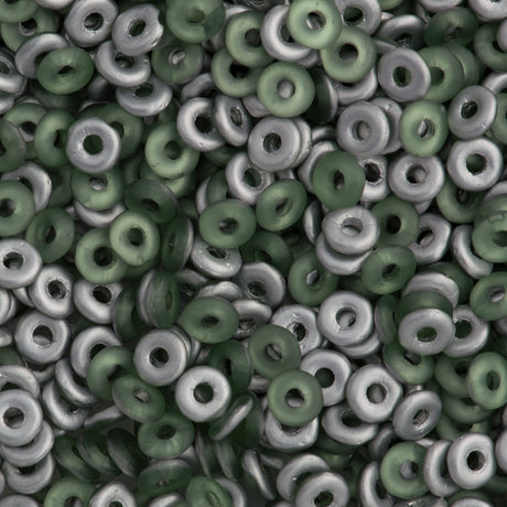 Czech O Beads Matte Peridot Labrador 15g (50510LAB)