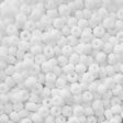 Czech Seed Bead 6/0 Opaque Chalk White 50g (03050)