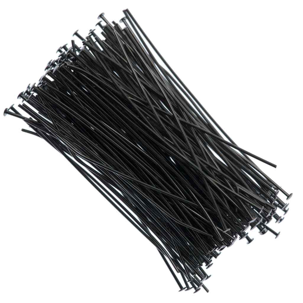 Headpin 2 inch Black Oxide 21ga 144pcs