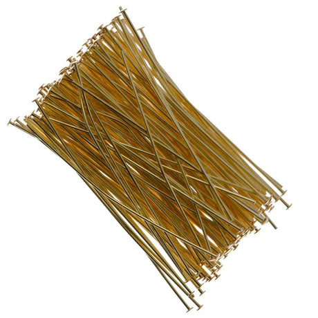 Headpin 2 inch Gold Plated 21ga 144pcs