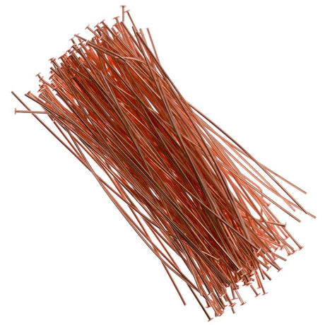 Headpin 3 inch Copper Plated 21ga 144pcs