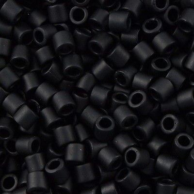 Miyuki Delica Seed Bead 8/0 Matte Black 6.7g Tube DBL310