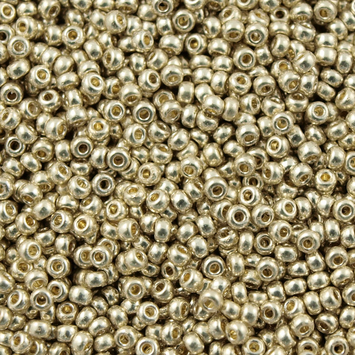 Miyuki Round Seed Bead 8/0 Duracoat Galvanized Silver 22g Tube (4201)