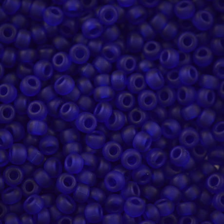 Miyuki Round Seed Bead 11/0 Matte Cobalt 22g Tube (151F)