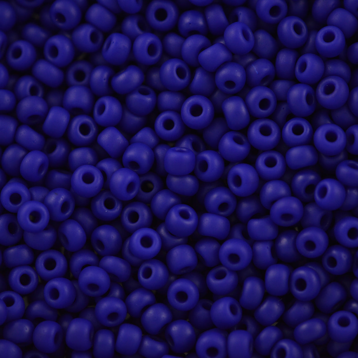 Miyuki Round Seed Bead 8/0 Op Matte Cobalt Tube (414F)