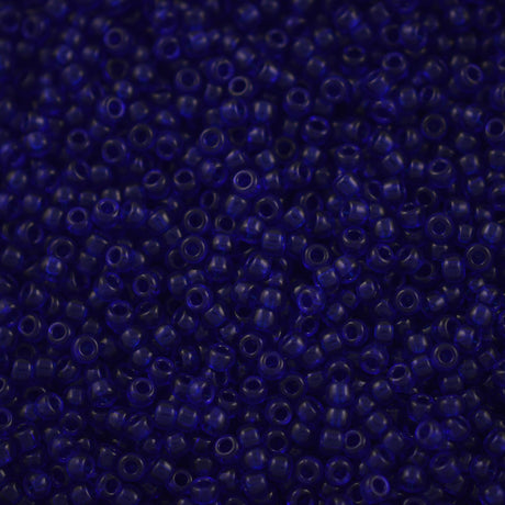 Miyuki Round Seed Bead 11/0 Transparent Cobalt 22g Tube (151)