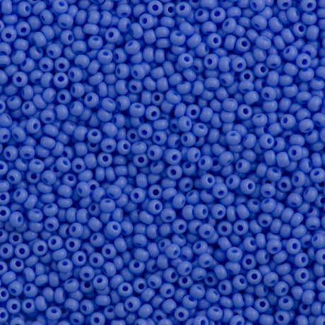 50g Czech Seed Bead 10/0 Opaque Pale Blue (33020)