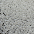 50g Czech Seed Bead 10/0 White Pearl (57102)