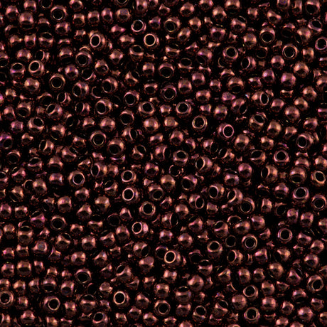 Toho Round Seed Bead 6/0 Copper 2.5-inch tube (222)