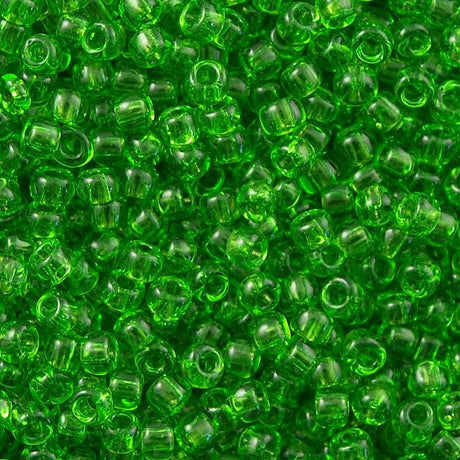 50g toho Round Seed Bead 8/0 Transparent Green (7)