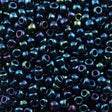 50g toho Round Seed Bead 8/0 Metallic Blue Iris (82)