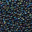 Toho Round Seed Beads 6/0 Metallic Abalone Iris 2.5-inch tube (86)