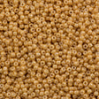 Toho Round Seed Bead 15/0 Opaque Luster Butterscotch 2.5-inch Tube (123D)