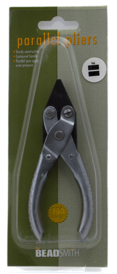 Flat Nose Parallel Pliers with Spring