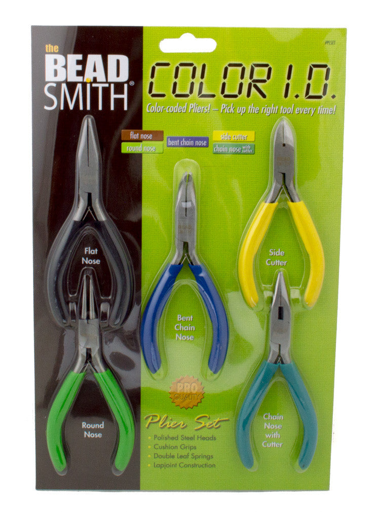 Five Piece Color Coded Pliers set