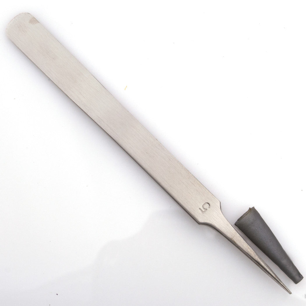 Stainless Steel Smooth Tip Tweezers