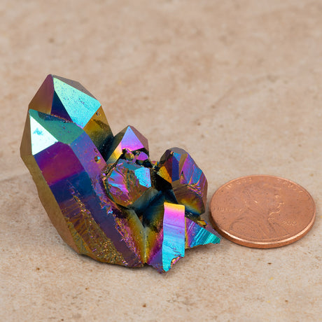 Aura Crystals Rainbow Quartz Cluster