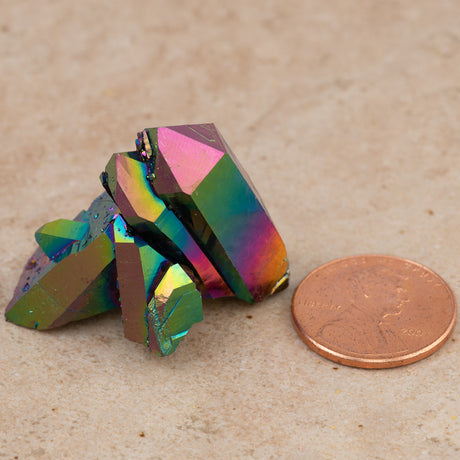 Aura Crystals Rainbow Quartz Cluster