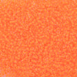 50g Czech Seed Bead 10/0 Color Lined Neon Orange (08789)