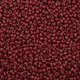 50g Czech Seed Bead 10/0 Opaque Terra Intensive Brown (16A18)