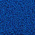 50g Czech Seed Bead 10/0 Opaque Terra Intensive Blue (16A38)