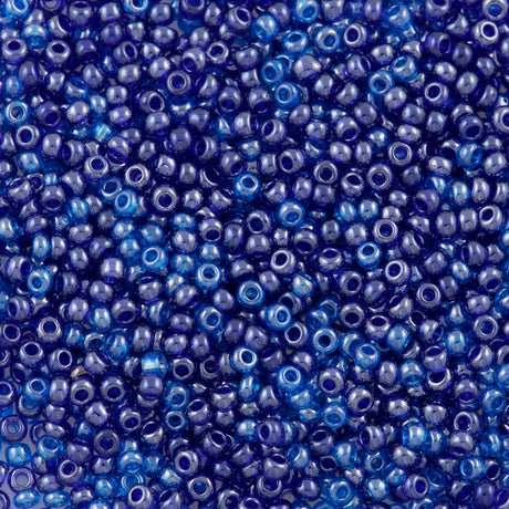 Czech Seed Bead 10/0 Cerulean Mix 20g Tube