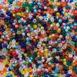 Czech Seed Bead 10/0 Transparent Confetti Mix 20g Tube