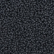 Czech Seed Bead 10/0 Opaque Black Matte (23980M)