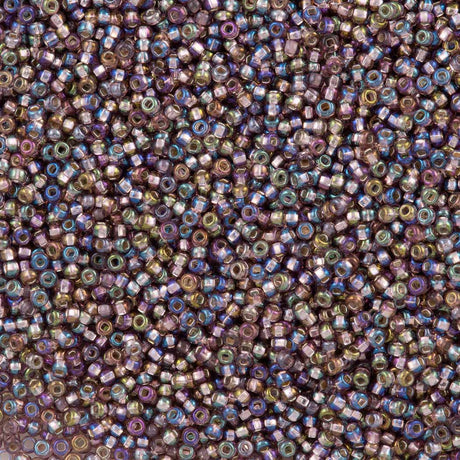 Czech Seed Bead 10/0 Silver Lined Amethyst AB (27019)